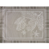 EUROFIRANY VIANOČNÉ PRESTIERANIE NA STÔL HOLLY 35X45 CM VZOROVANÁ