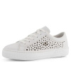 Rieker biele sneakers tenisky s vypaľovaným vzorom L8831-80 - 40