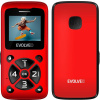 EVOLVEO EasyPhone ID, mobilný telefón pre seniorov, červená