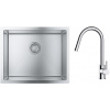 Súprava nerezový drez Grohe K700 31726SD0, kuchynská batéria Oltens Litla 35204100