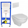GEBERIT DuofixBasic s bielym tlačidlom DELTA50 + WC JIKA LYRA PLUS + SEDADLO duraplastu 458.103.00.1 50BI LY6