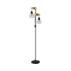 Stojaca lampa Eglo 44081 TOWNSHEND 5 2xE27 60 W čierna/hnedá