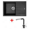Sinks AMANDA 780 Metalblack + Mix 3 P GR G13274