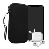 kwmobile Universal telefon Pouch Size XL - 6.7/6.8 - Neoprene smartphone Pouch with Zip - Water-Repellent Mobile Pouzdro na telefon - Sleeve in černá
