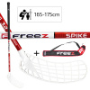 startovací set florbalky a vaku FREEZ SPIKE červená 32 MB - 90cm levá