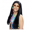 Dámska parochňa Hippie s korálkami, čierna