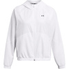Under Armour Rival Sport Windbreaker Women's White/Black 10 (S)