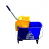 Vozík Doublebucket 20L s horizontálnym lisom
