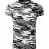 Malfini Camouflage Unisex tričko 144 camouflage gray XXL