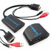 Konvertor z VGA mužský na hdmi ženský + audio