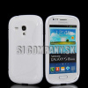 Silikónový obal Samsung Galaxy S III Mini – TPU – biela