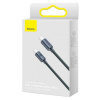 Baseus Baseus Type-C - Type-C Crystal Shine series fast charging data cable 100W 1.2m Black (CAJY000601)