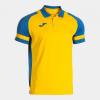LIDER SHORT SLEEVE POLO YELLOW ROYAL BLUE 4XS