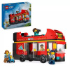 LEGO® CITY: Dvojposchodový červený turistický autobus 60407