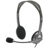 Logitech Headset Stereo H110/ drôtové slúchadlá + mikrofón/ 3,5 mm jack/ šedá