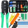 Sada sieťového náradia Renew Force 67 v 1 s krimpovacími kliešťami a testerom RJ45