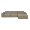 Béžová rohová pohovka (pravý roh) Roxy – Scandic