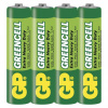Zinko-chloridová batéria GP Greencell R03 (AAA), 4 ks