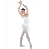 Detská tanečná sukňa SOLO FD988 biela vel. 116