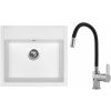 Set Sinks G8928 (dřez Solo 560 Milk 28 + baterie Flexia lesklá)