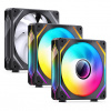 Jonsbo ZL-120B PWM ARGB ventilátor 3-pack, bežná orientácia - 120 mm, čierny