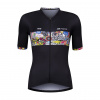 FORCE dres VIVID LADY krátky rukáv, čierny - L