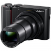 Panasonic DC-TZ200D Lumix kompaktný digitálny fotoaparát (20,1 MP snímač MOS, 4K 24P a 30P video, objektív Leica Zoom, 15x zoom, Wi-Fi, Post Focus), čierny