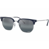Ray-Ban New Clubmaster Chromance Collection RB4416 6656G6 Polarized - L (53)