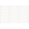 Obkladový panel do kuchyne mySpotti Profix vzhľad bielych dlaždíc Herringbone 100 x 60 cm PX-10060-1918-HB