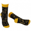 BENNON BENNONKY BEER SOCKS BLACK/YELLOW Veselé ponožky 0902100068-45-47 45-47