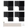 SucceBuy Sada držiakov na altánok 270x270x202MM 4-dielna oceľová