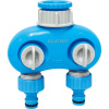 Rozbočovač AQUACRAFT® 550259, Premium, 2-way, Dual, záhradný, na hadicu ( Náhrada 256613 )