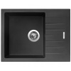 Granitový drez Sinks PERFECTO 650 Pureblack