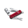 Victorinox Nail Clip 580 -transparentný červený