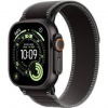 Inteligentné hodinky Apple Watch Ultra 3 GPS + Cellular 49mm čierny titán - čierny / uhlový trailový ťah - M/L (MF1H4QC/A)