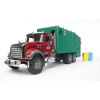 Bruder 2812 Nákladné auto MACK Granit smetiar zelený