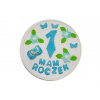Id_1024 ROČEK KRST DEKORÁCIE TORTA OZDOBY BOBAS JEDNOTKA NARODENINY ROK