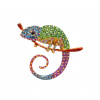 B-TOP Luxusná brošňa CHAMELEON - zlatá Typ: Typ 2