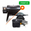 Gril na drevené pelety Navigator 1150 Pit Boss / PB1150G + plynovy Sportsman 3
