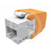 Samorezný keystone Solarix CAT6 UTP SXKJ-6-UTP-WH-SA CL a 4PPoE