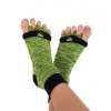 Adjustačné ponožky - GREEN (Zdravotné farebné adjustačné ponožky Happy feet - GREEN)