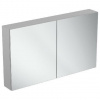 Ideal Standard Mirror&Light - Zrkadlová skrinka 1000x700 mm, hliník T3592AL