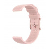 eses Silikónový remienok s textúrovaným povrchom - Ružový, 22 mm