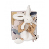 Doudou et Compagnie Paris plyšový králíček s muchláčkem 25 cm béžová