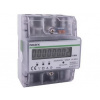 Elektromer 3-pólový, 4-modulový, 80 A, 1-tarifný, LCD displej 107285