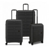 Cestovné kufre set 3ks Modo by Roncato Supernova S, M, L 223 L čierna