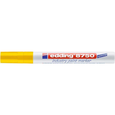 Lakový popisovač, 2-4 mm, EDDING, "8750", žltá