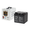 Zdroj záložní KEMOT PROsinus 800 URZ3405 500W 12V --BÍLÝ-- + AKU 40Ah