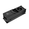 AKASA chladič SSD Gecko Pro LX, Active Cooling for M.2 NVMe PCIe 5.0 A-M2HS04-BK Akasa