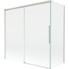 Mexen Rox sprchová zástena 2-krídlová posuvná 160 + 75 x 150 cm, transparentná, brúsený nikel - 8C9-160-075-97-00